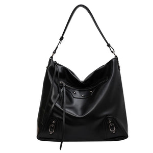 Large Capacity Women Pu Leather Handbags Tote Bags High Ladies Big Shoulder Mess