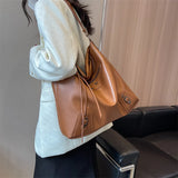 Large Capacity Women Pu Leather Handbags Tote Bags High Ladies Big Shoulder