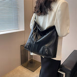 Large Capacity Women Pu Leather Handbags Tote Bags High Ladies Big Shoulder