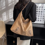 Large Capacity Women Pu Leather Handbags Tote Bags High Ladies Big Shoulder