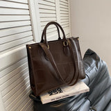 Large Capacity Women Pu Leather Handbags Tote Bags High Ladies Shoulder Messenge