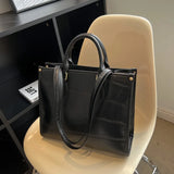 Large Capacity Women Pu Leather Handbags Tote Bags High Ladies Shoulder Messenge