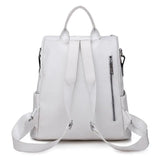 Large Capacity Women School Bags PU Ladies Backpacks
