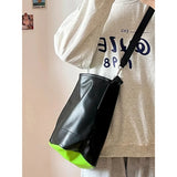 Large Capacity Women Tote Shoulder Bags Soft Pu Leather Crossbody Bag