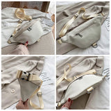 Large Capacity Women Waist Bag Chest Packs High Female Big Belt Waist Pack