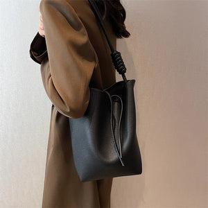 Large Capacity Women's Autumn Winter Shoulder Bags High Bucket Bag Handbags
