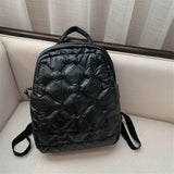 Women's High Down Fabric Backpack for School Girls