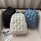 Women's High Down Fabric Backpack for School Girls