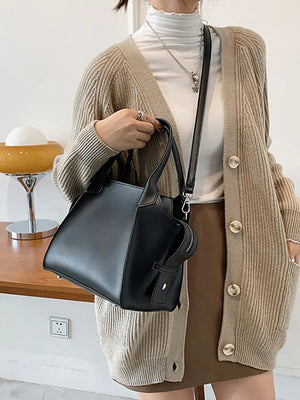 Large Capacity Women's Bucket Shoulder Bag