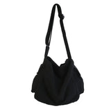 Canvas Shopper Travel Crossbody Shoulder Bags For Women