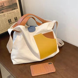 Large Capacity Canvas Handbag Shoulder Bag Casual Women Crossbody Bag