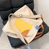 Large Capacity Canvas Handbag Shoulder Bag Casual Women Crossbody Bag