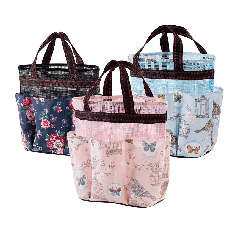 Portable Large-Capacity Women's Cosmetic Bag Waterproof Wash Storage