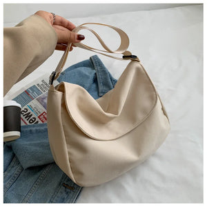 Large Capacity Women's Messenger Bag Canvas Satchel