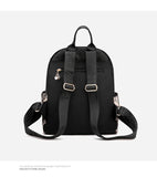 Large Capacity Women's Nylon Print Backpack Shoulder Tote Handbags
