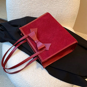 Large Capacity Women's One Shoulder Bag PU Leather Casual Ladies Handbag