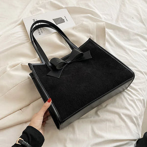 Large Capacity Women's One Shoulder Bag PU Leather Casual Ladies Handbag