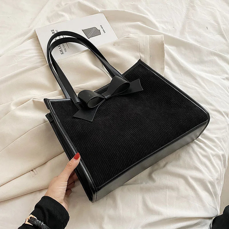 Large Capacity Women's One Shoulder Bag PU Leather Casual Ladies Handbag