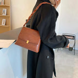 Large Capacity Women's Pu Handbag Casual Shoulder Bags