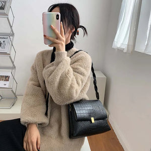 Large Capacity Women's Pu Handbag Casual Shoulder Bags