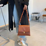Large Capacity Women's Pu Handbag Casual Shoulder Bags