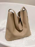Women's Large Capacity Shoulder Bag Soft Pu Leather Crossbody Handbags