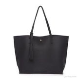 Large Capacity Women's Shoulder Bag Tote Bag With Tassel Handbag