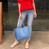 Large Capacity Women's Shoulder Bag Tote Bag With Tassel Handbag