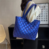 Large Capacity Women's Tote Bag Cotton Shoulder Bags Winter Female Handbags