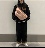 Large Capacity Waist Bag Hip Hop Shoulder Crossbody Bags Fanny Pack