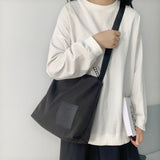 Large Capacity Zipper Shoulder Bags Waterproof Travel Cross Body