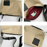 Large Capacity Zipper Shoulder Bags Waterproof Travel Cross Body