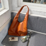 Large Casual Women Shoulder Bag PU Leather Tote Handbags