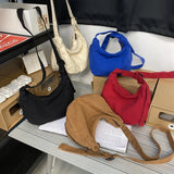 Canvas Crossbody Bag for Girls Women's Shoulder Messenger Bag