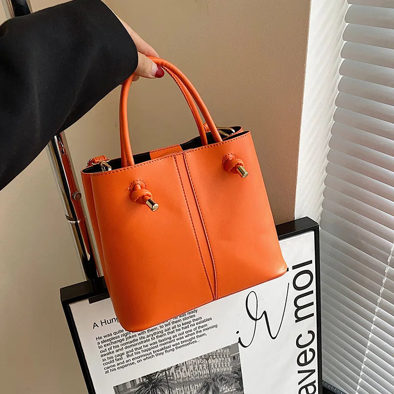 Large Crossbody Tote Bag for Women High PU Leather Female Shoulder Handbag