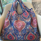 Large Pocket Reusable Shopping Bag Foldable Handbag Ecological Bag