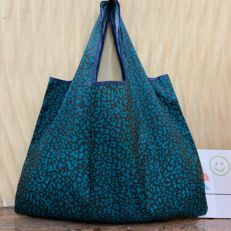 Heavy Duty Foldable Shopping Bags Reusable Portable Shoulder Bags