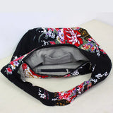 Bohemian Floral Canvas Shoulder Bag Women's Handbag