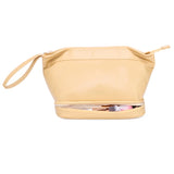 Large Double Layer Makeup Bag PU Leather Travel Organizer Toiletry Pouch