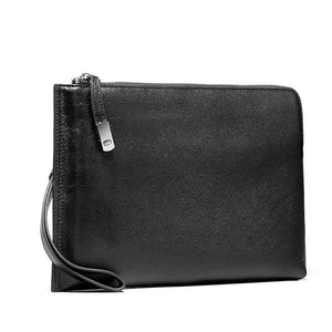 Large Men Wallet Leather Organizer Anti-theft Lock Moneybag Men Purse