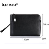 Large Men Wallet Leather Organizer Anti-theft Lock Moneybag Men Purse