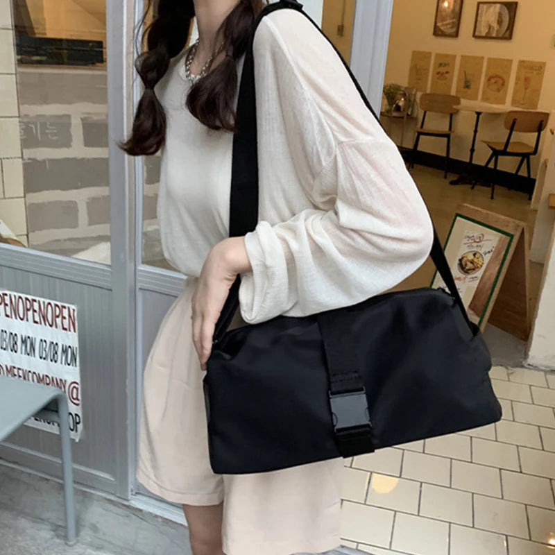 Waterproof Nylon Tote Gym Bag for Women