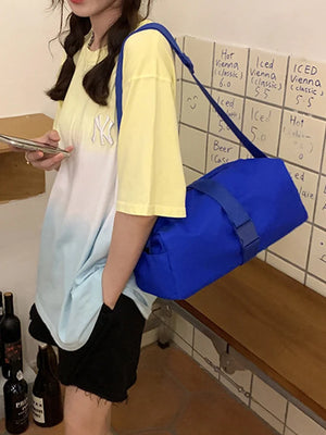 Waterproof Nylon Tote Gym Bag for Women