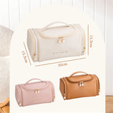 Large Opening Cosmetic Bag Makeup Storage Travel Toiletrie Organizer