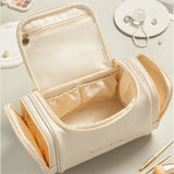 Large Opening Cosmetic Bag Makeup Storage Travel Toiletrie Organizer