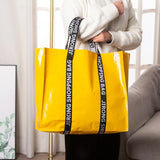 Large Waterproof Nylon Women's Shopping Bag Vintage Handbag