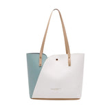 Large Capacity Pu Leather Tote Bag Women Shopping Handbag Ladies Shoulder Bag