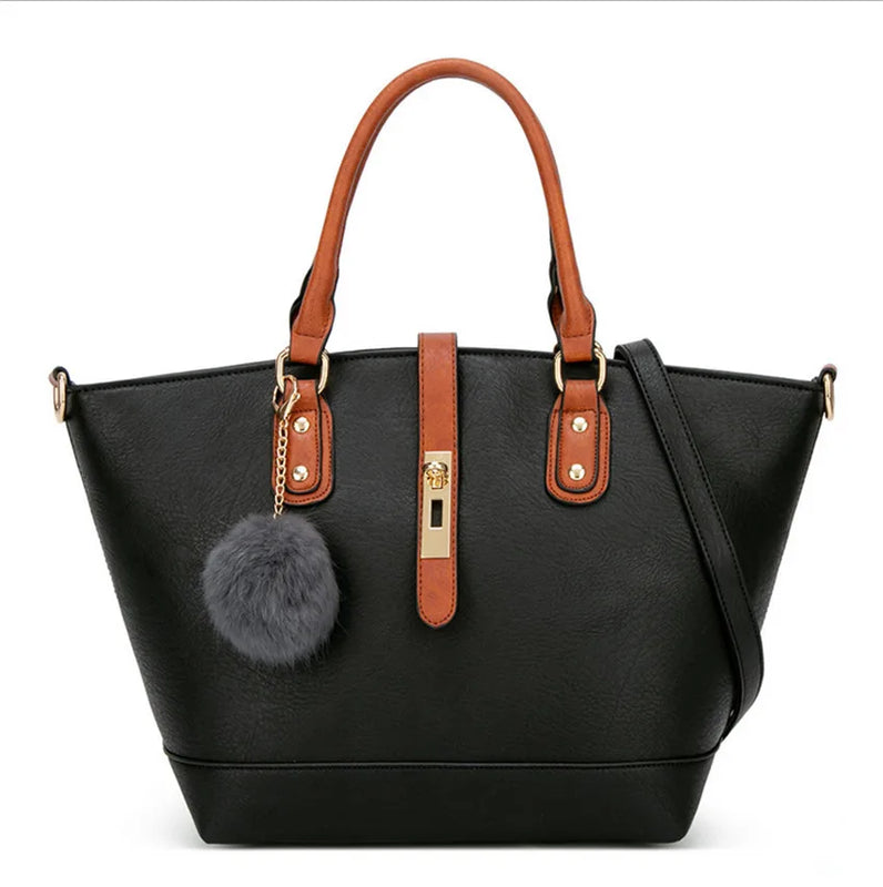 Portable European Letter Shoulder Bag Women Handbag