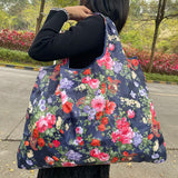 Large Reusable Shopping Bag Thickened Nylon Grocery Bag Foldable