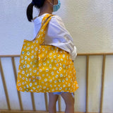 Large Reusable Shopping Bag Women's Shoulder Bag Heavy 50 Pound Hand Wash